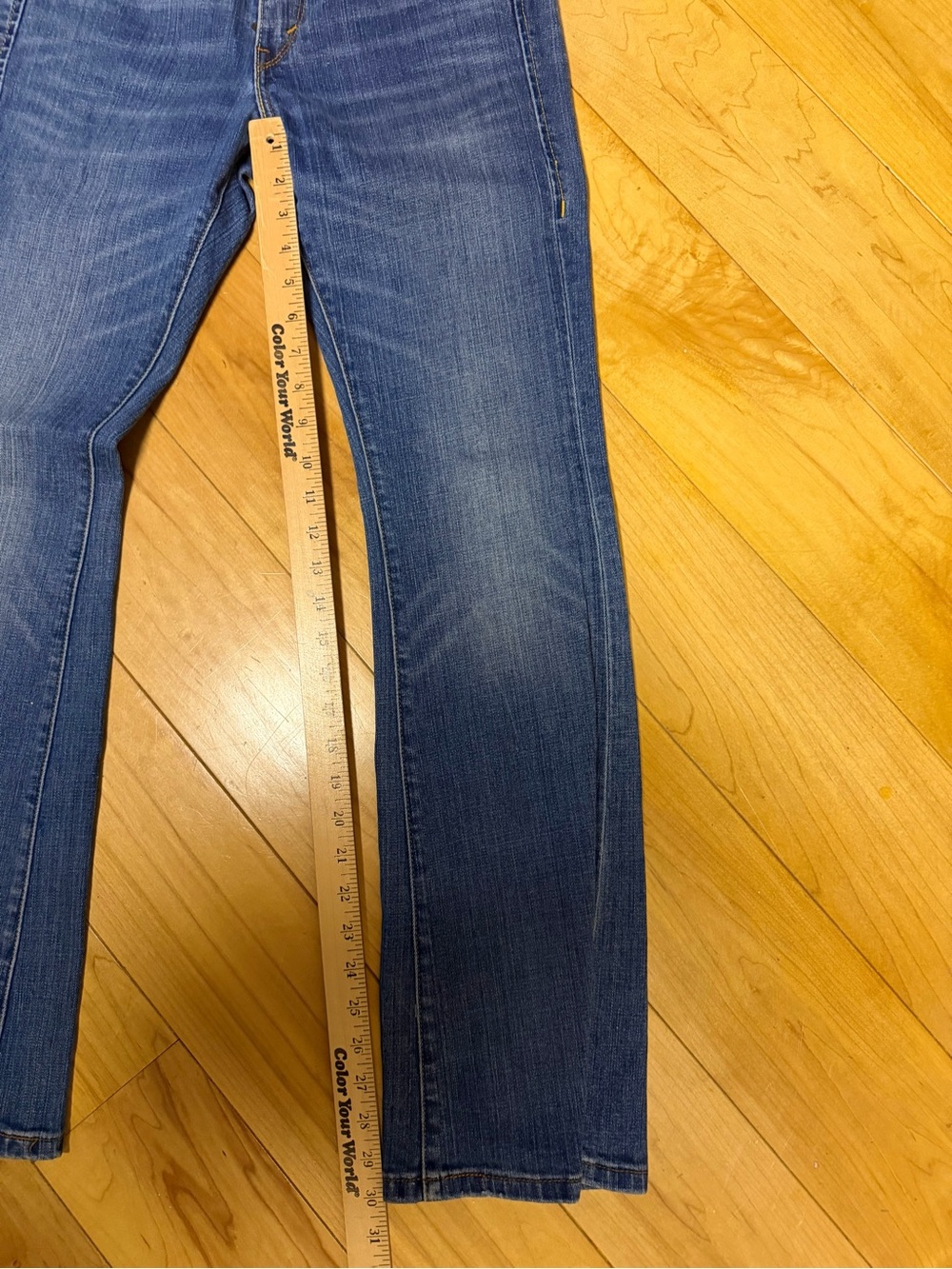 Levi’s 534 Low Flare Bootcut Jeans Women’s 4M Low Rise Y2K Stretch Medium Wash - Picture 8 of 9